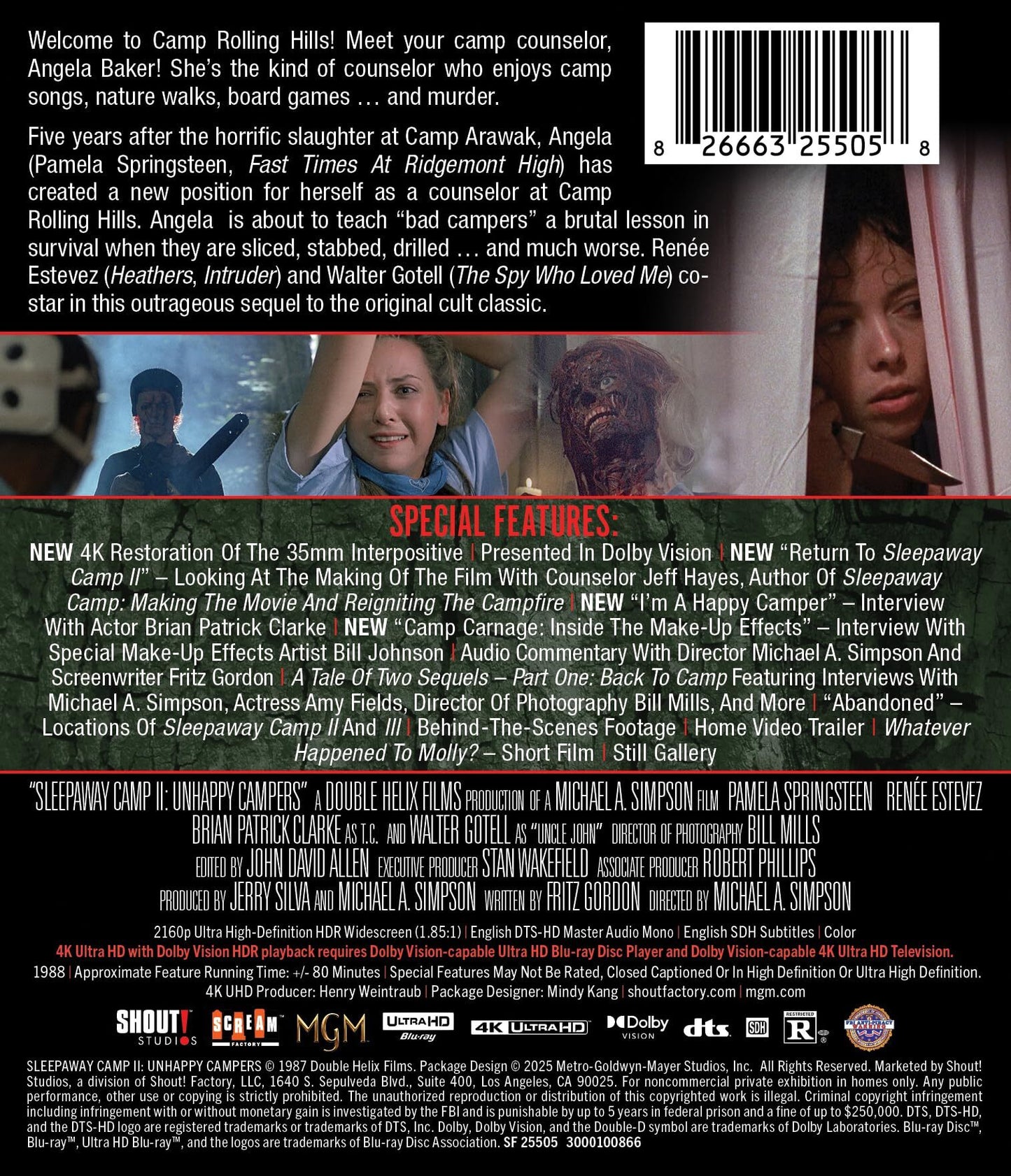 Sleepaway Camp II: Unhappy Campers - Collector's Edition