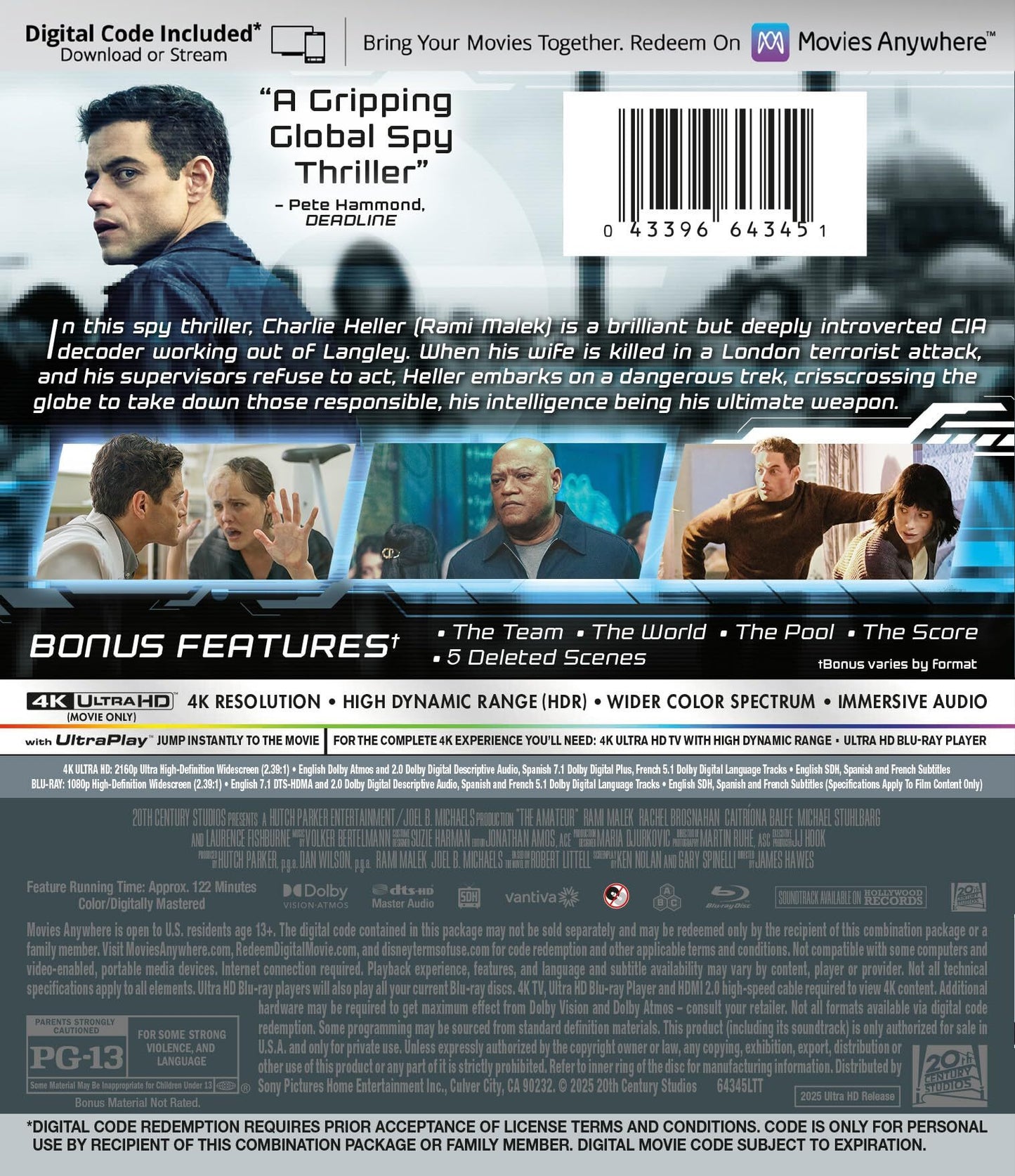 The Amateur 4K (2025)