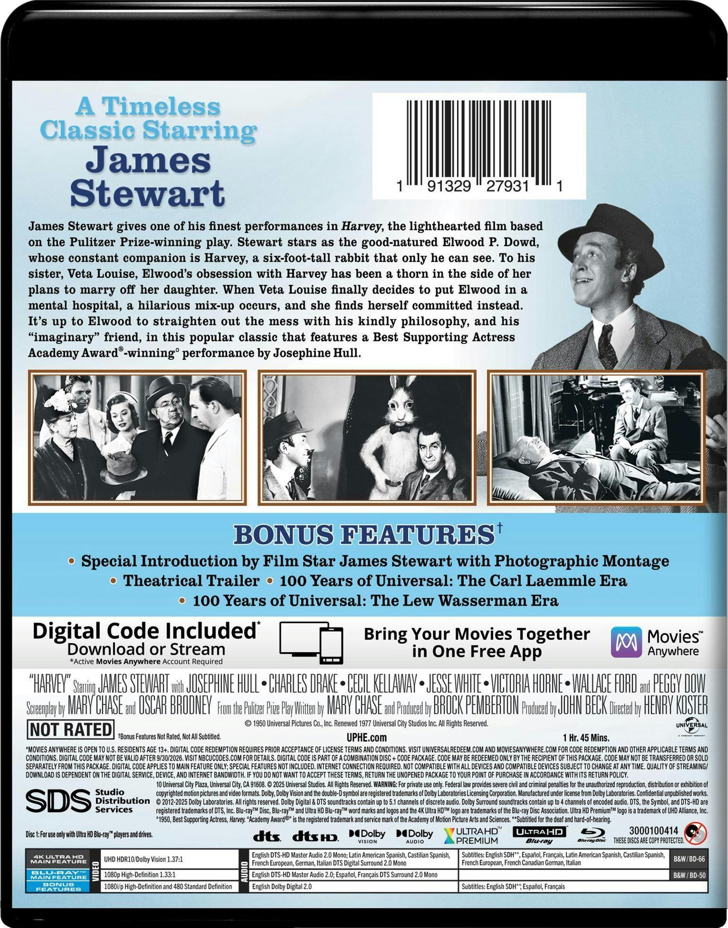 Harvey 4K: 75th Anniversary Edition (1950)
