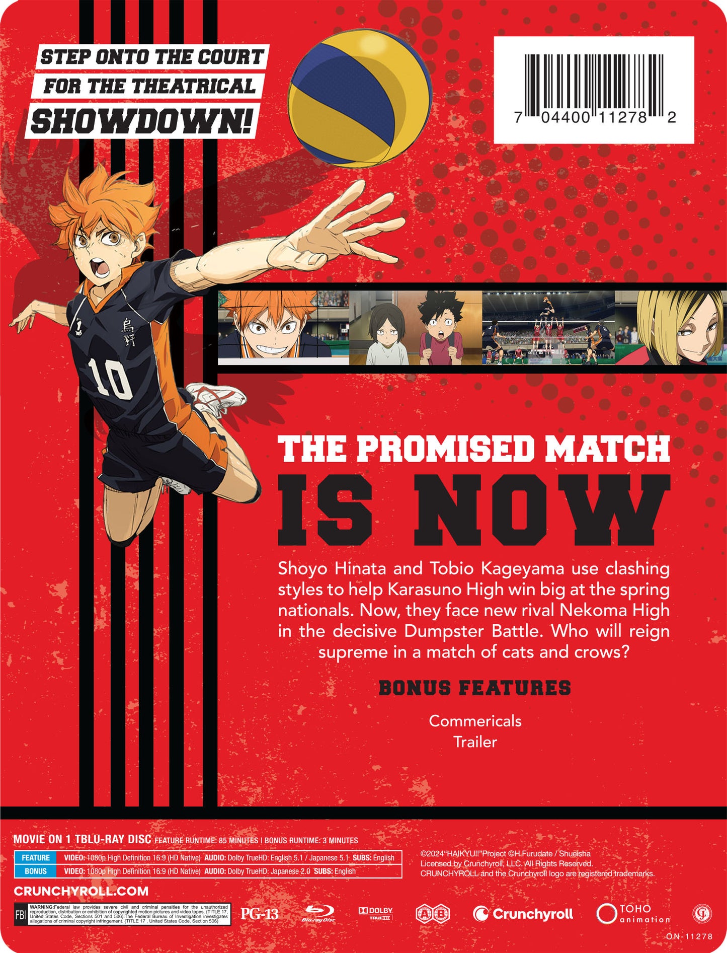 Haikyu!! The Dumpster Battle SteelBook