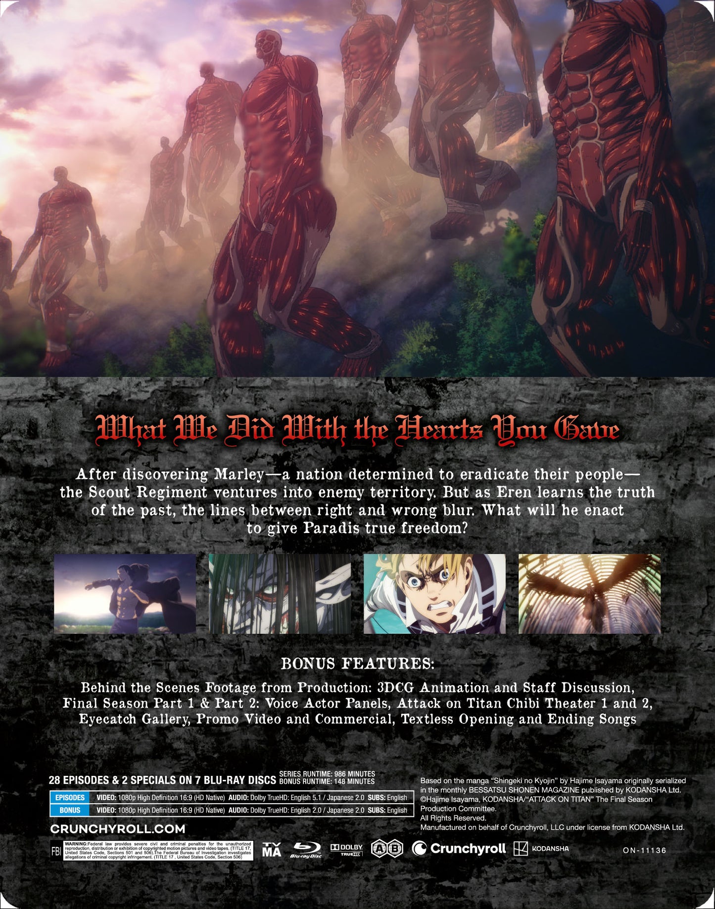 Attack on Titan: The Final Season SteelBook