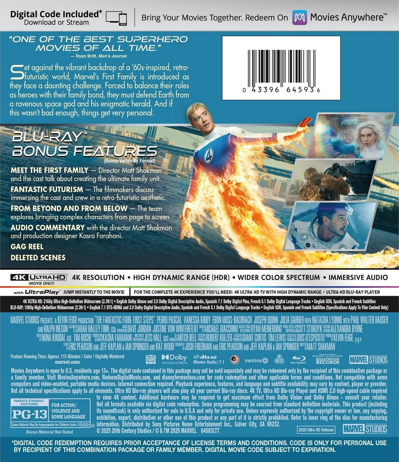 Fantastic 4: First Steps 4K (2025)