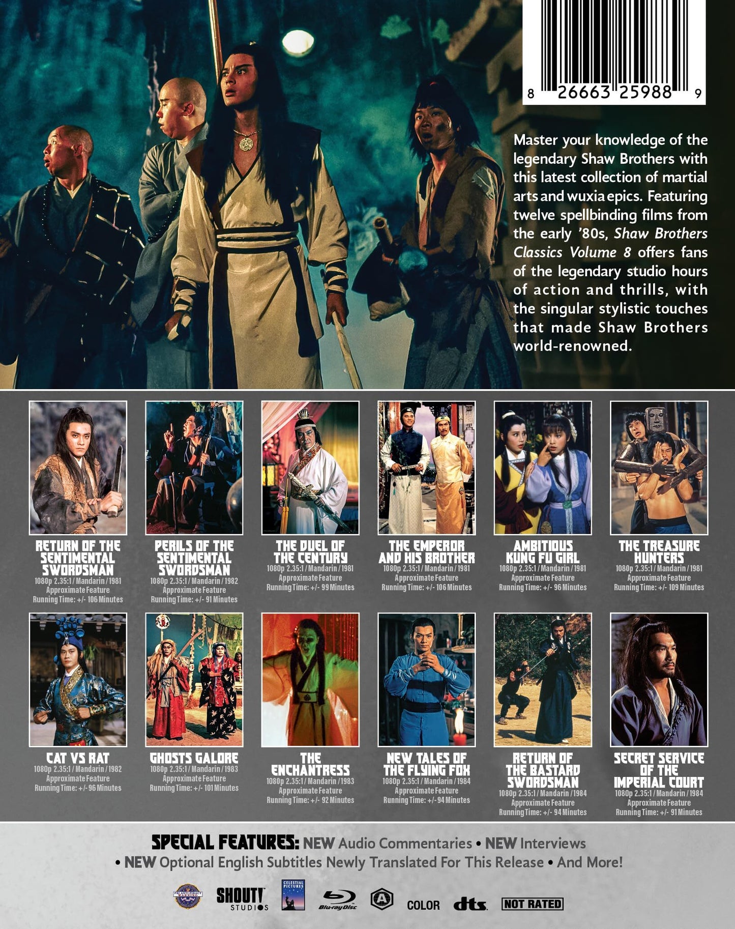 Shaw Brothers Classics: Volume 8