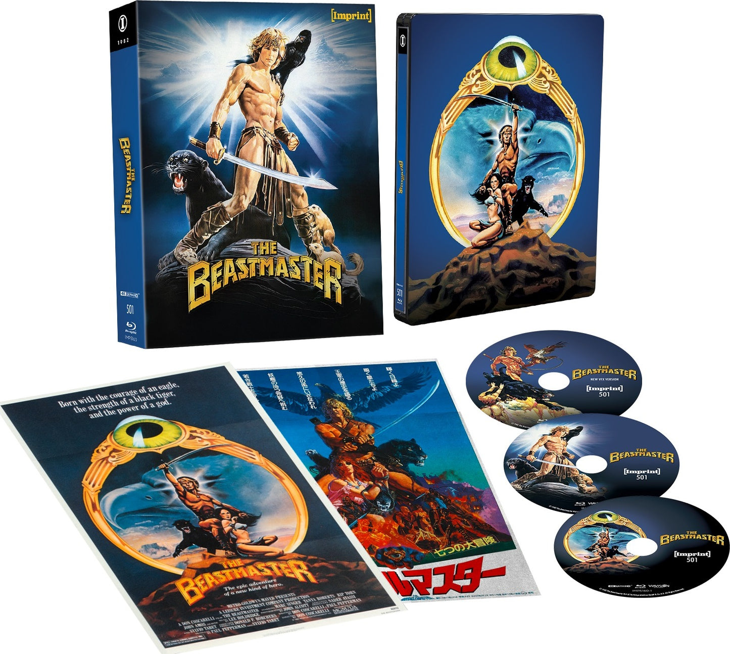The Beastmaster 4K Full Slip SteelBook (Australia)