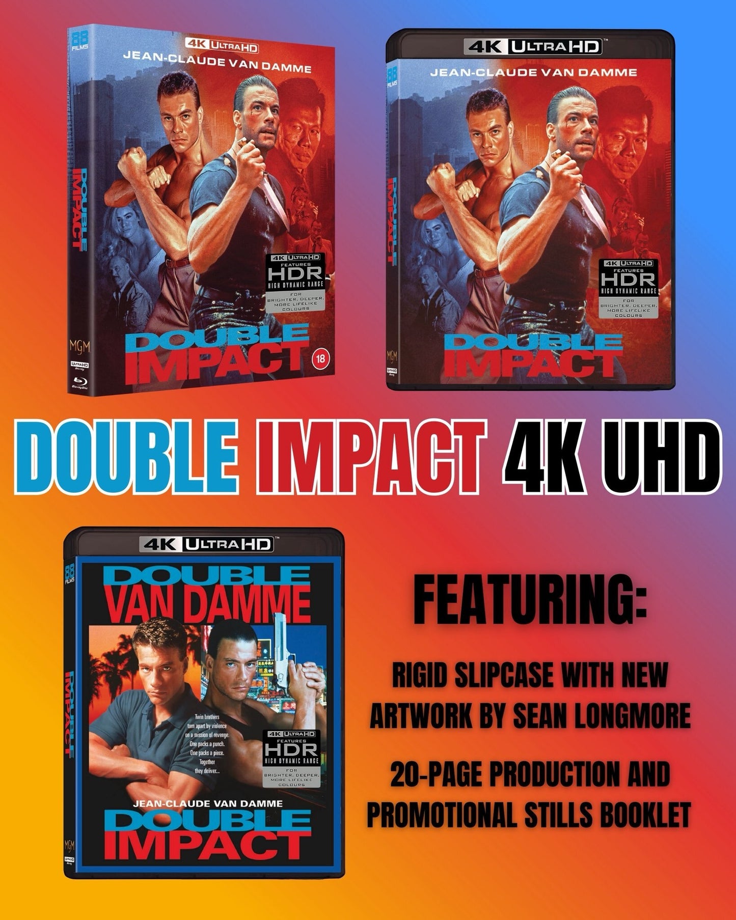 Double Impact 4K: Deluxe Limited Edition (UK)