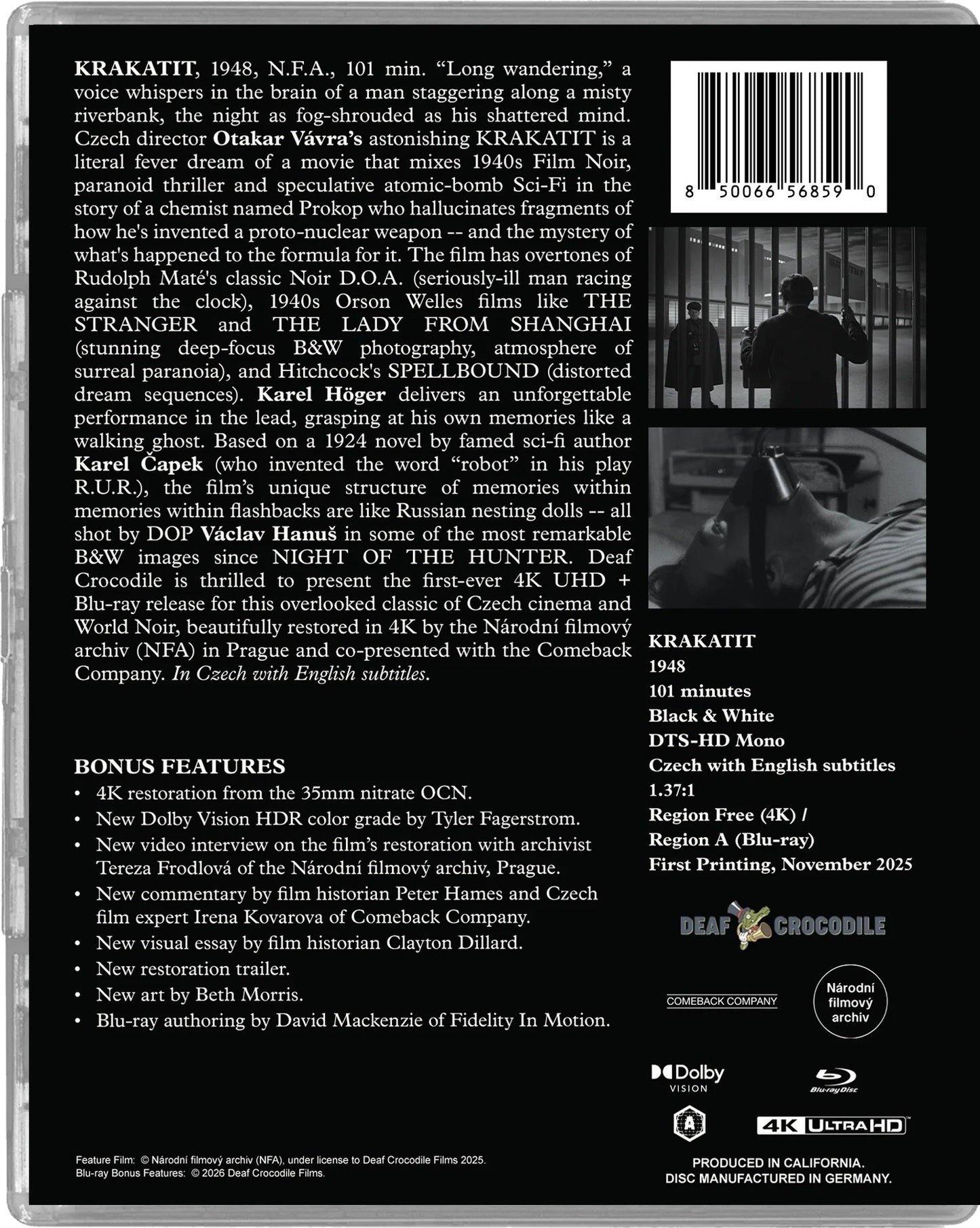 Krakatit 4K: Deluxe Limited Edition (DC-50)(Exclusive)*