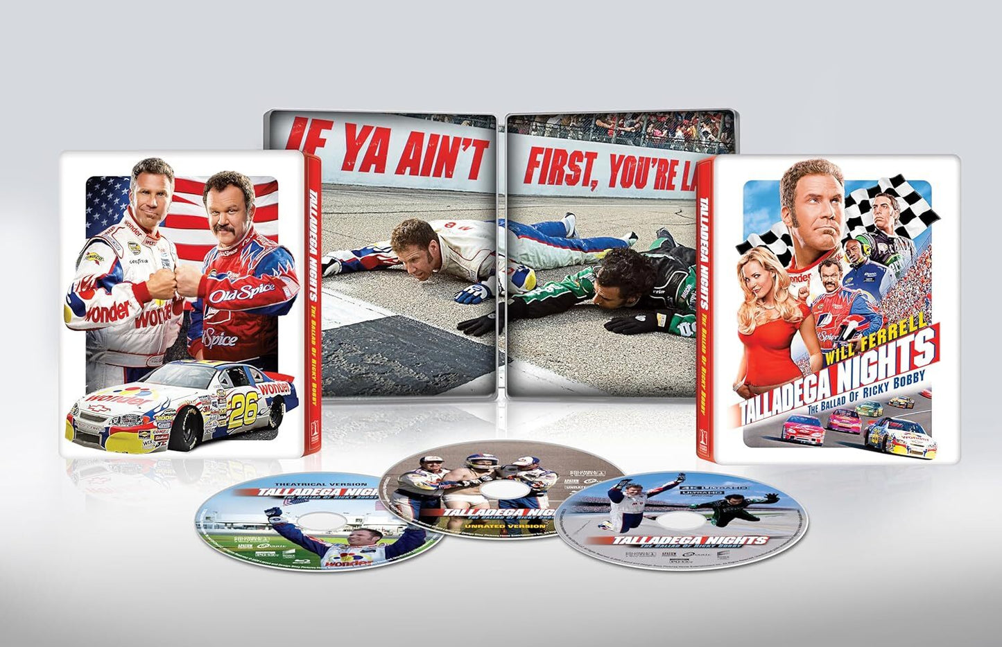 Talladega Nights: The Ballad of Ricky Bobby 4K SteelBook - 20th Anniversary Edition