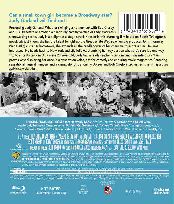 Presenting Lily Mars: Warner Archive Collection