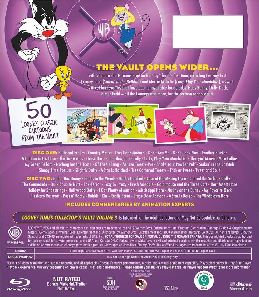 Looney Tunes Collector's Vault: Volume 3 - Warner Archive Collection