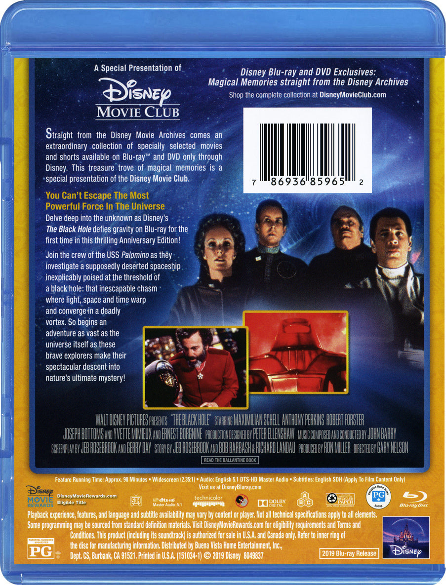 The Black Hole: Anniversary Edition - Disney Movie Club (Exclusive)