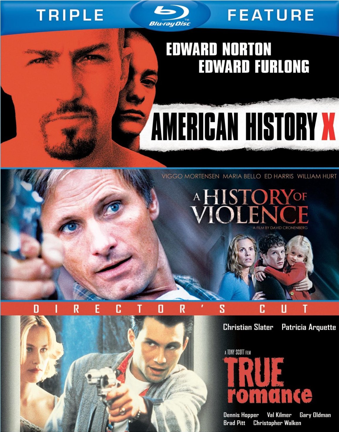 American History X / A History of Violence / True Romance (Slip)