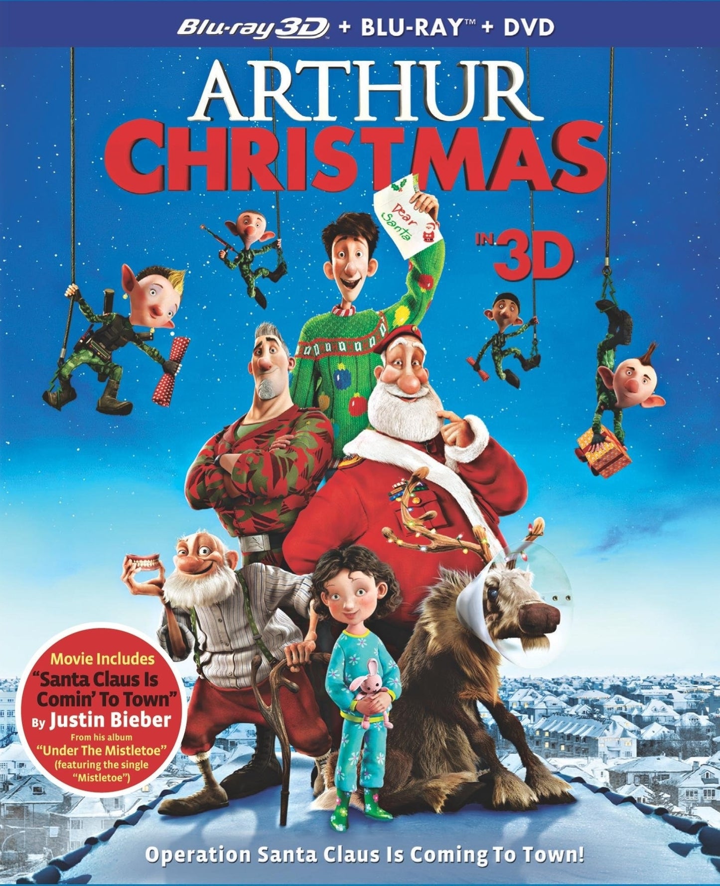 Arthur Christmas 3D (Lenticular Slip)