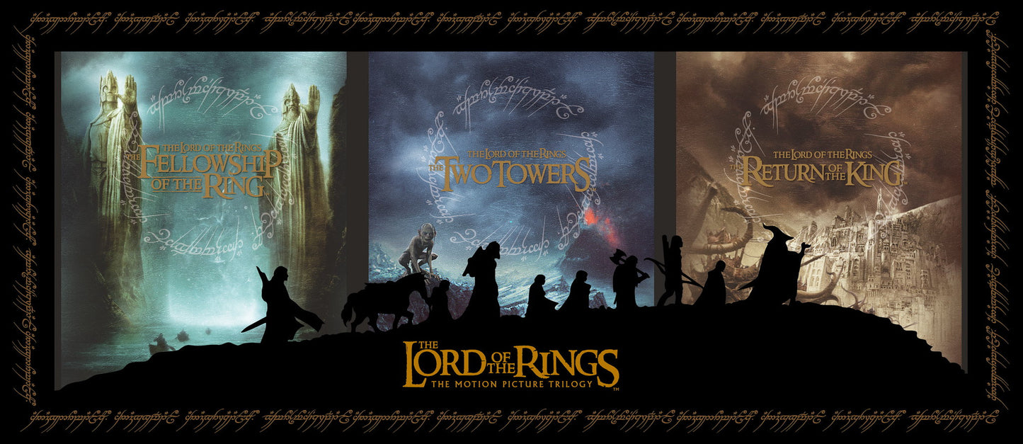 The Lord of the Rings Trilogy 4K 1-Click SteelBook Box (Blufans#100-102)(China)(EMPTY)(Slip Box)