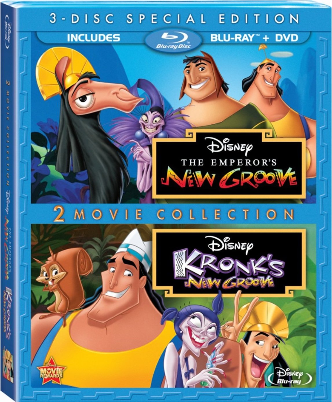 The Emperor's New Groove / Kronk's New Groove (BD/DVD)(Slip)*