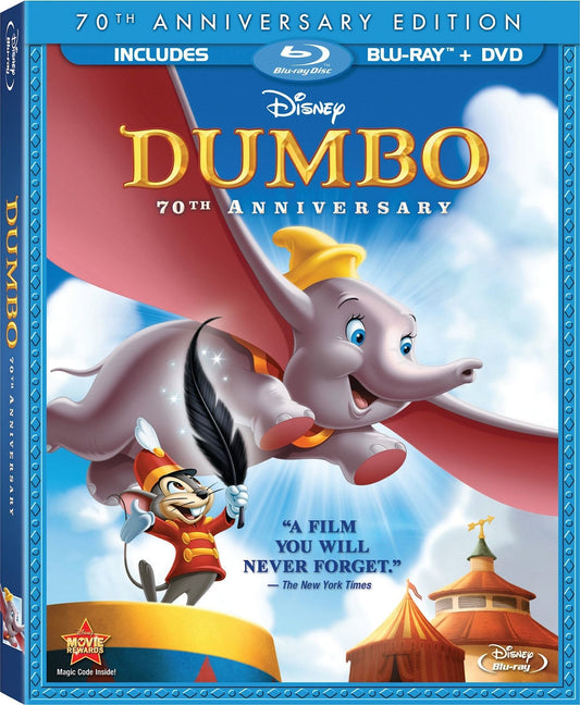 Dumbo: 70th Anniversary Edition (1941)(BD/DVD)(Slip)