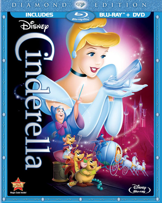Cinderella: Diamond Edition (1950)(BD/DVD)(Slip)