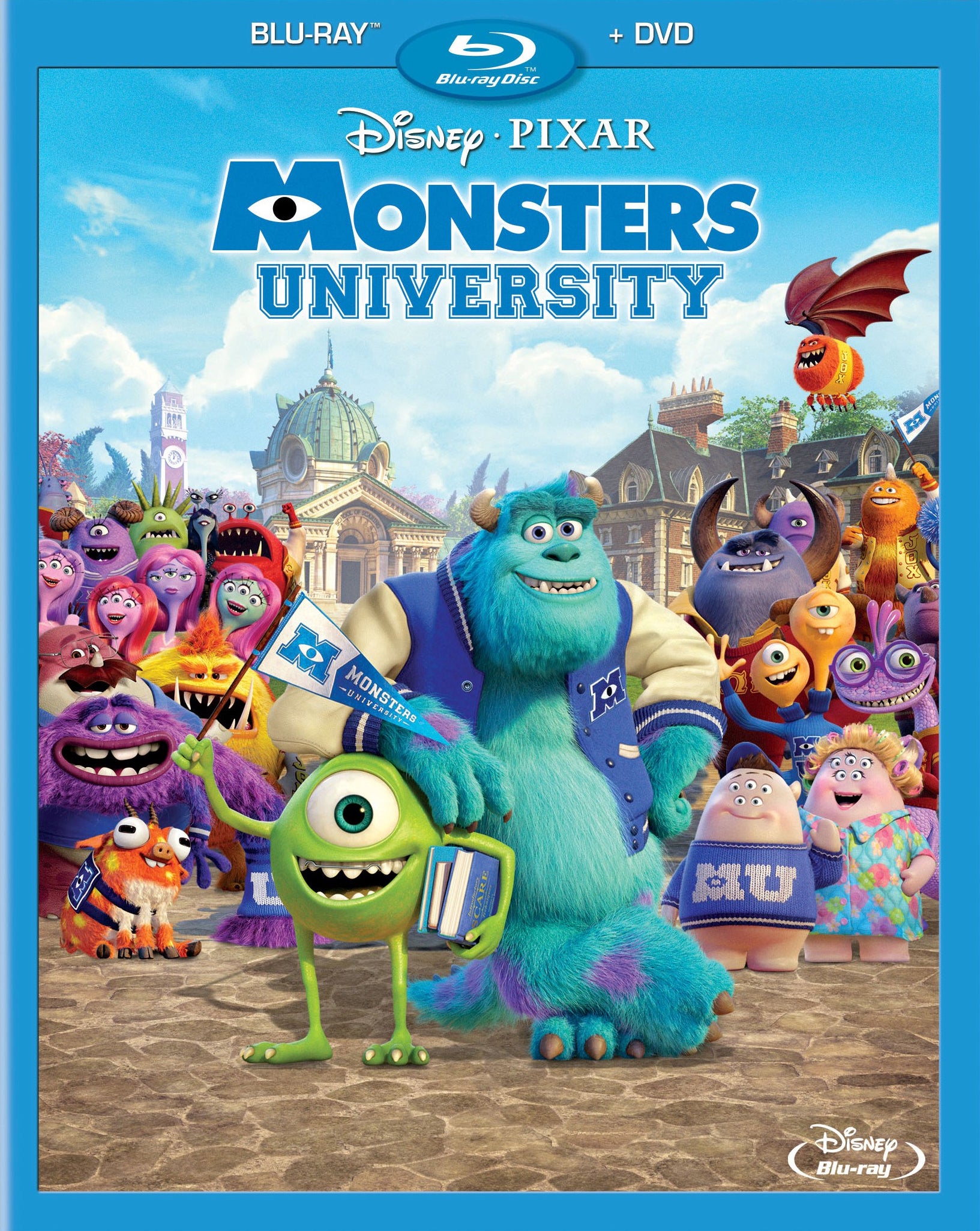 monsters inc dvd disc 1 Monsters University (BD/DVD)(Slip) – Blurays For Everyone