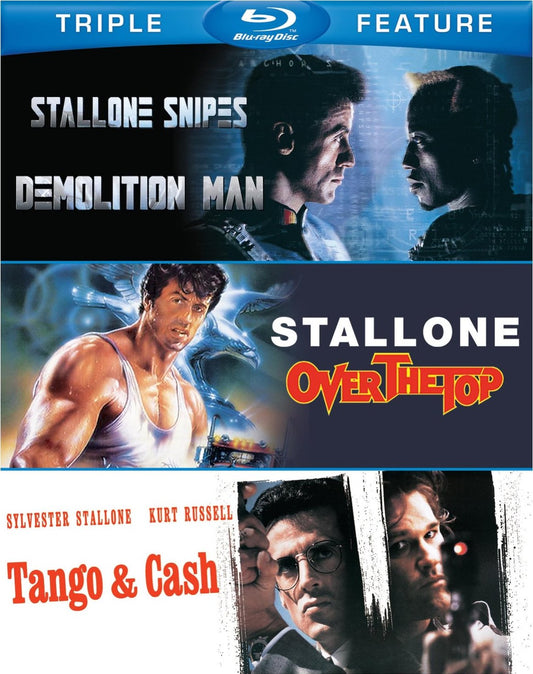Demolition Man / Over the Top / Tango and Cash (Slip)