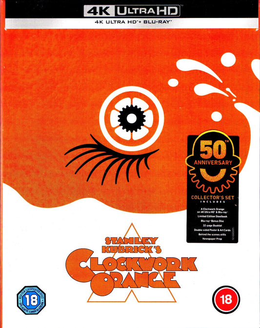 A Clockwork Orange 4K Full Slip SteelBook: Ultimate Collector's Edition (UK)