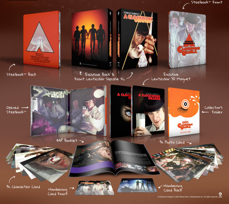 A Clockwork Orange 4K XL Double Lenticular SteelBook (BB#32)(Czech)