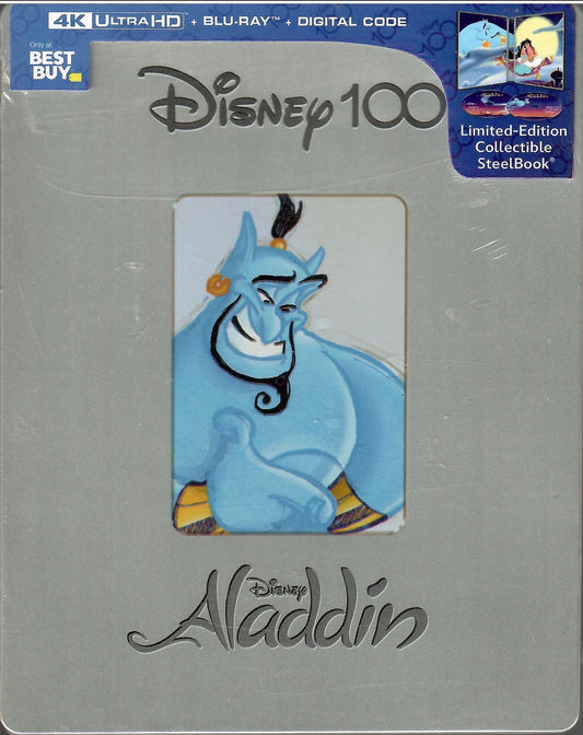 Aladdin 4K SteelBook: Disney 100th Anniversary Edition (1992)(Exclusive)