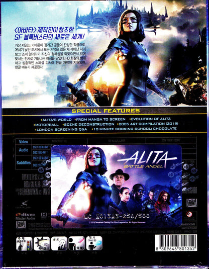 Alita: Battle Angel 3D Full Slip A3 SteelBook (WC#13)(Korea)
