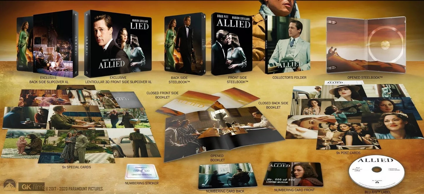 Allied XL Lenticular SteelBook (2016)(FAC#137)(Czech)