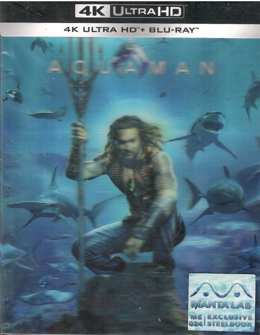 Aquaman 4K Lenticular SteelBook (2018)(ME#24)(Hong Kong)