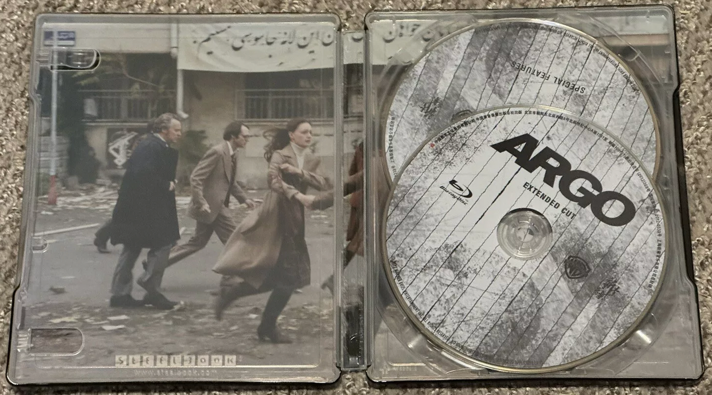 Argo Lenticular SteelBook: Extended Cut (2012)(HDZeta Silver Label Series)(China)