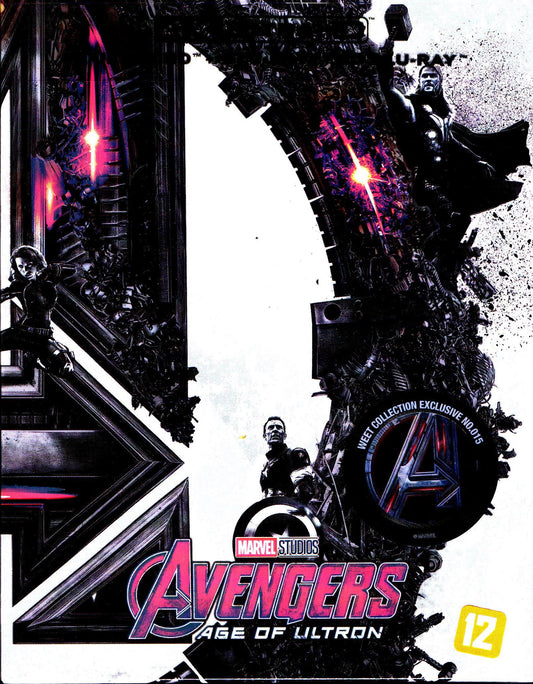 Avengers: Age of Ultron 3D & 4K Full Slip A1 SteelBook (WCE#015)(Korea)