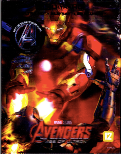 Avengers: Age of Ultron 3D & 4K Lenticular B1 SteelBook (WCE#015)(Korea)