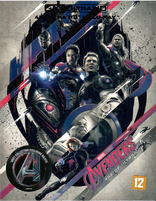 Avengers: Age of Ultron 4K Full Slip A2 SteelBook (WCE#015)(Korea)