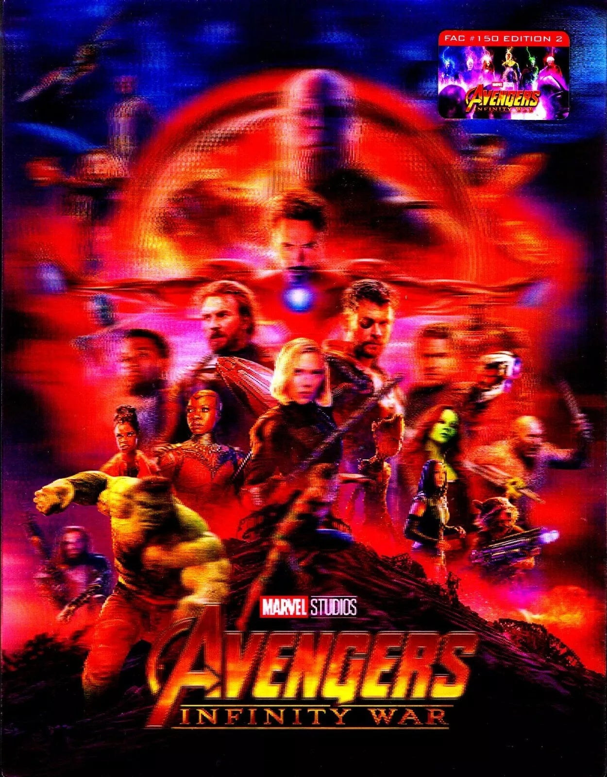 Avengers: Infinity War 3D XL Lenticular SteelBook (FAC#150)(Czech