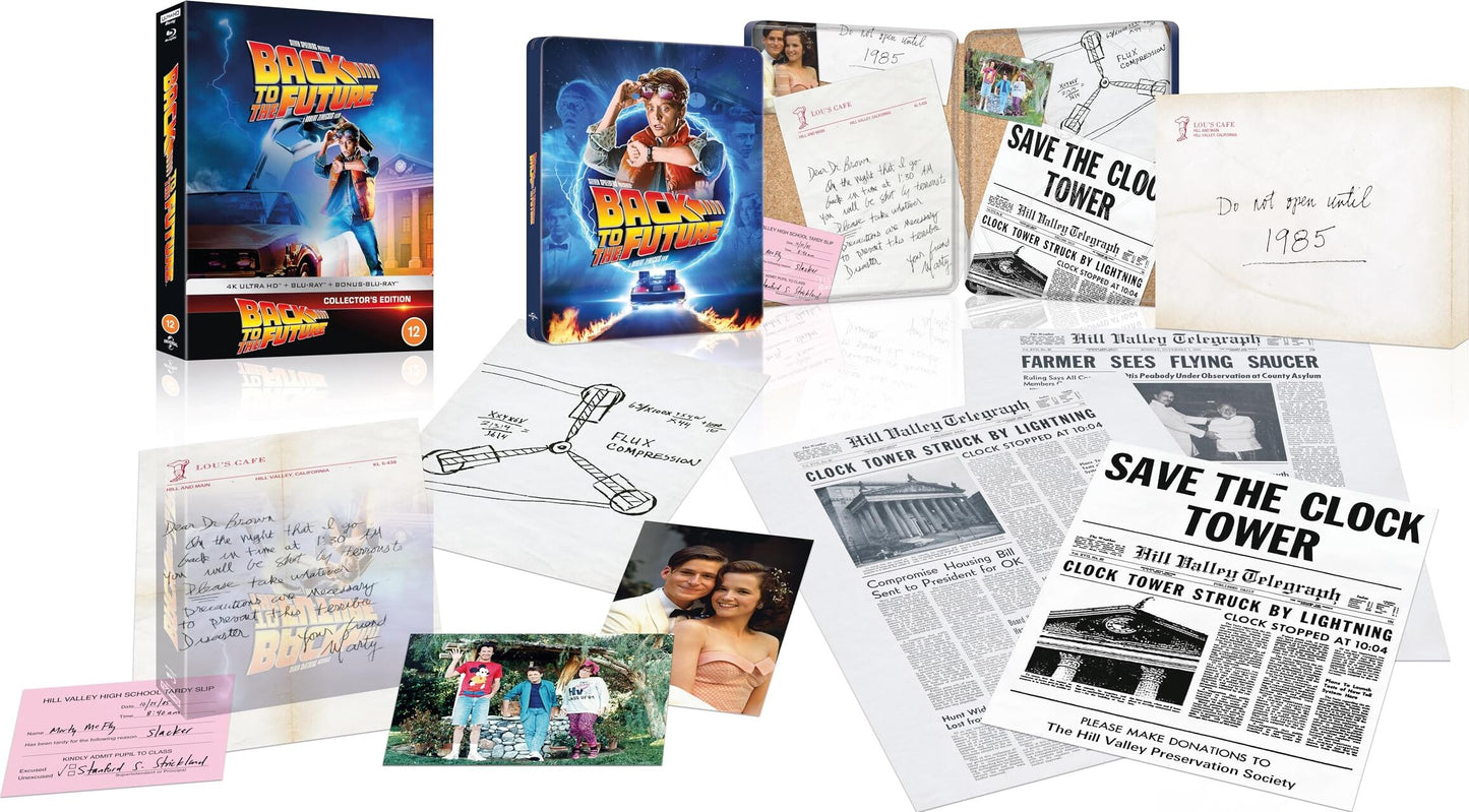 Back to the Future 4K Full Slip SteelBook (1985)(UK)