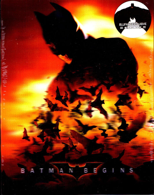 Batman Begins 4K Double Lenticular SteelBook (3-Disc)(Blufans #60)(China)