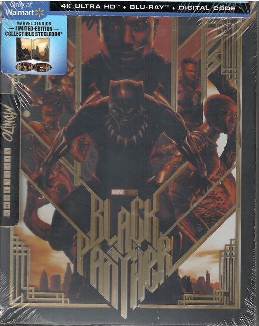 Black Panther 4K SteelBook (2018)(Mondo Art #42)(Exclusive)
