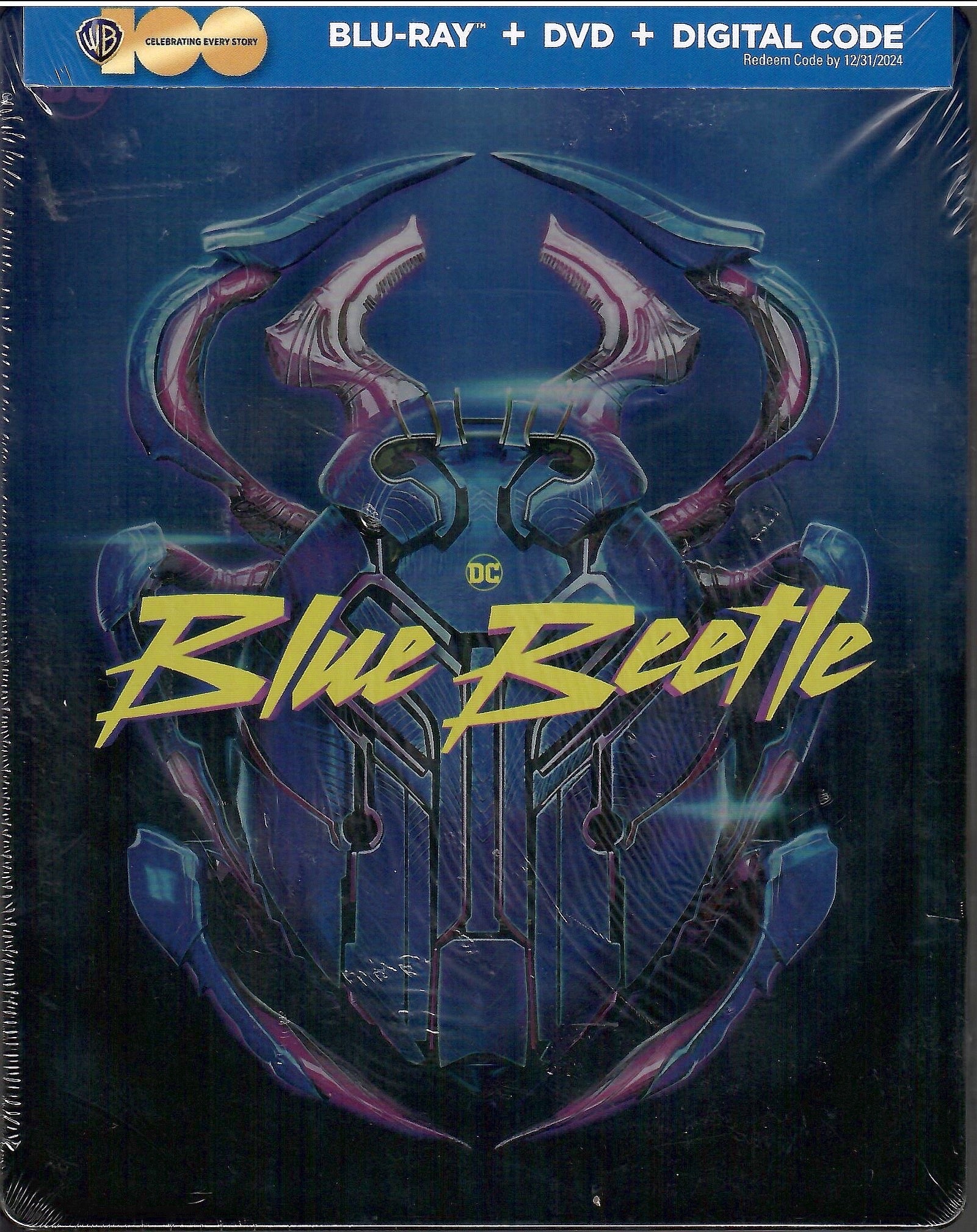 Blue Beetle (Walmart Exclusive) (Steelbook Blu-ray + DVD + Digital Copy)