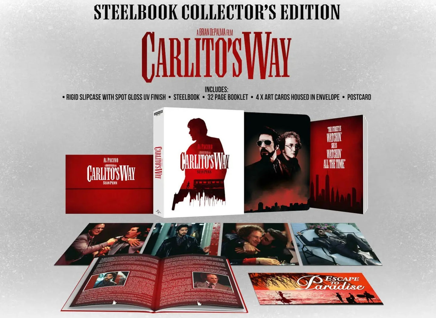 Carlito's Way 4K Full Slip SteelBook (UK)