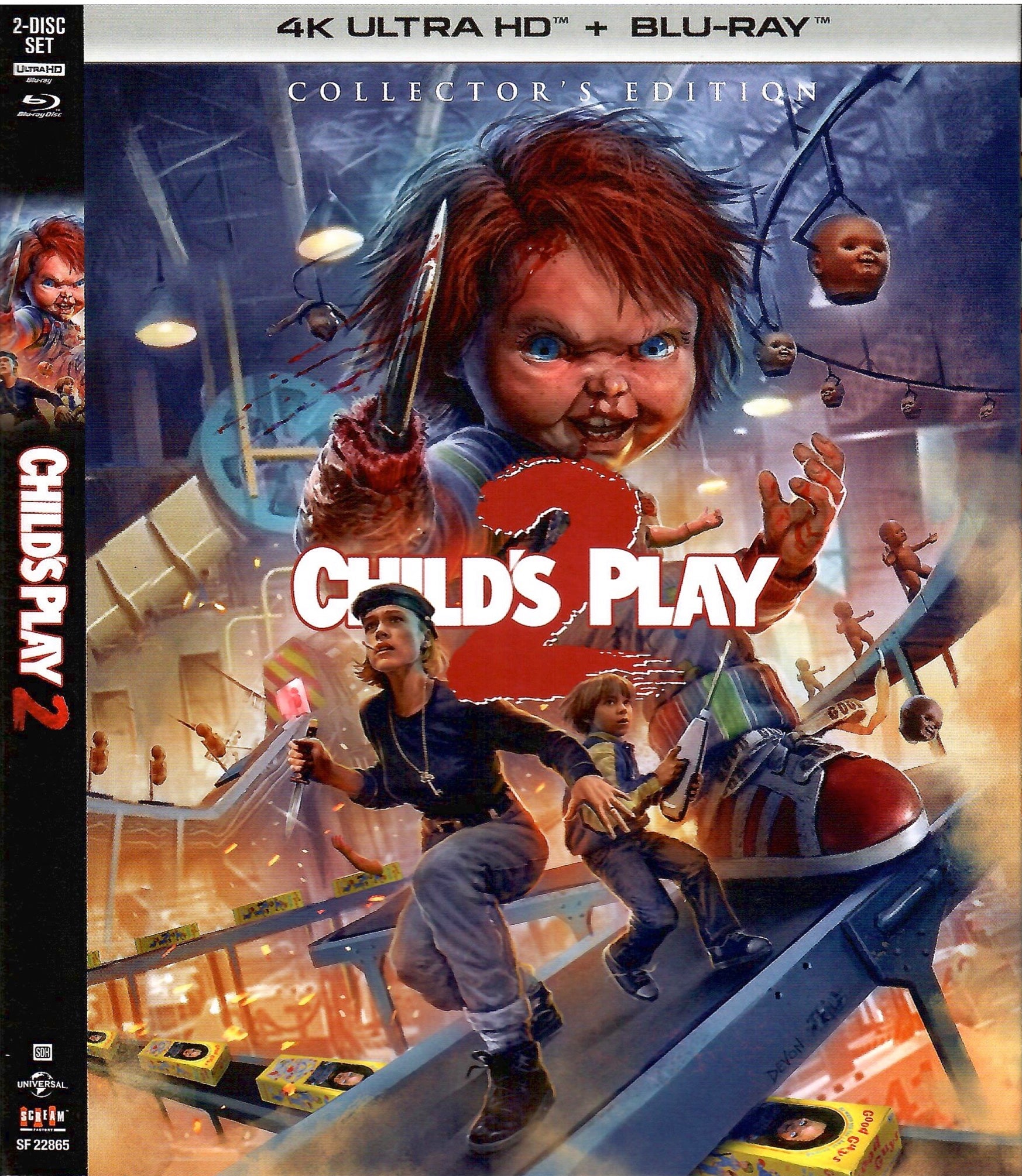 4K DVD Child's Play 1-3 Set + 5 offers Posters + 2 Slipcovers