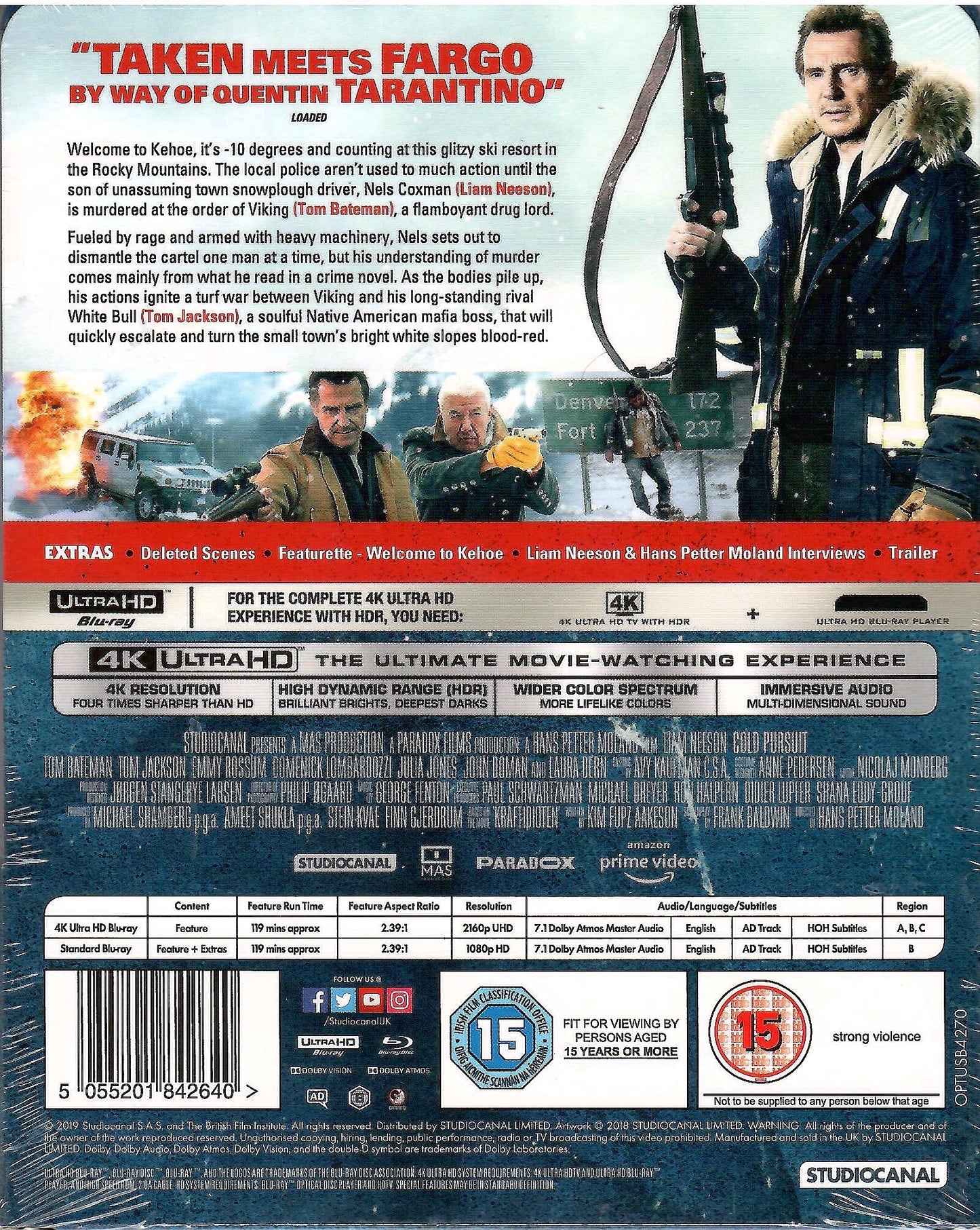 Cold Pursuit 4K SteelBook (UK)