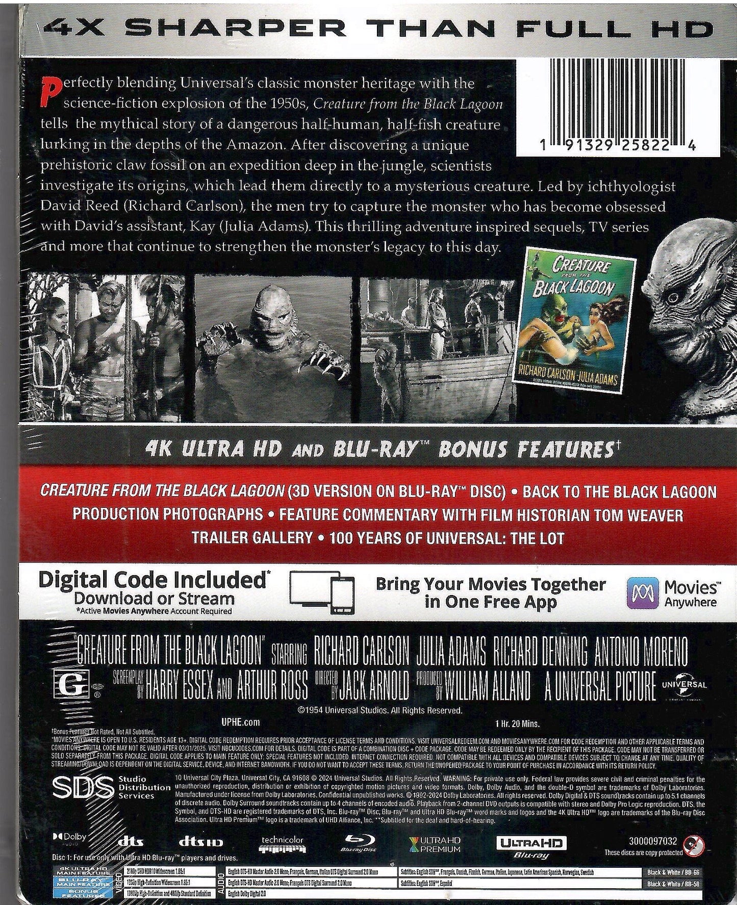 Creature From the Black Lagoon 4K SteelBook (Exclusive)