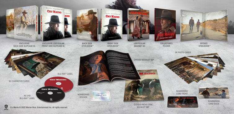 Cry Macho 4K XL Lenticular SteelBook Lenticular Magnet (FAC#172