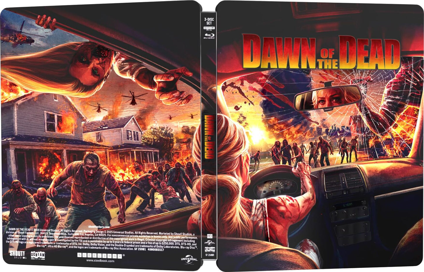 Dawn of the Dead 4K SteelBook (2004)(Exclusive)