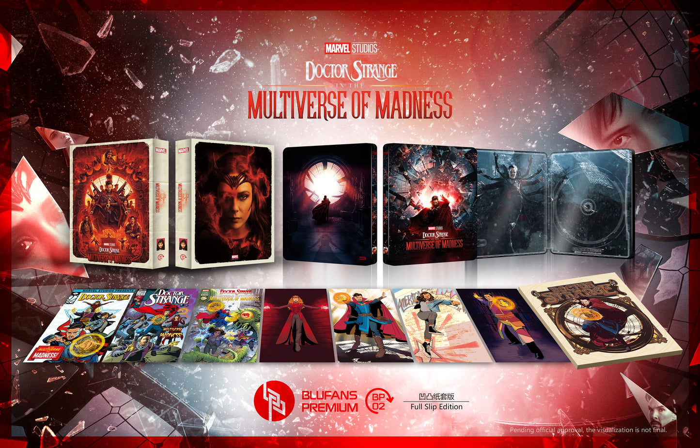 Doctor Strange in the Multiverse of Madness Full Slip SteelBook (BP#002)(EMPTY)(China)