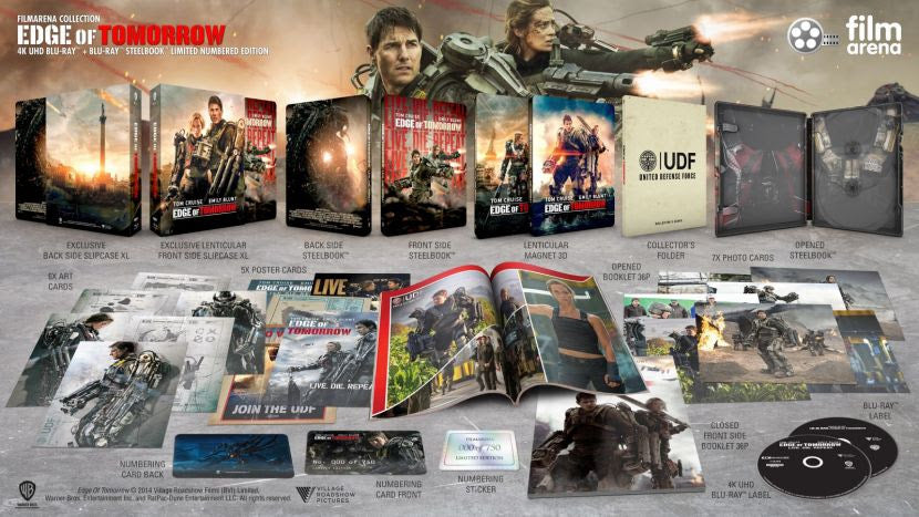 Edge of Tomorrow 4K XL Lenticular SteelBook + Lenticular Magnet (FAC#181)(Czech)