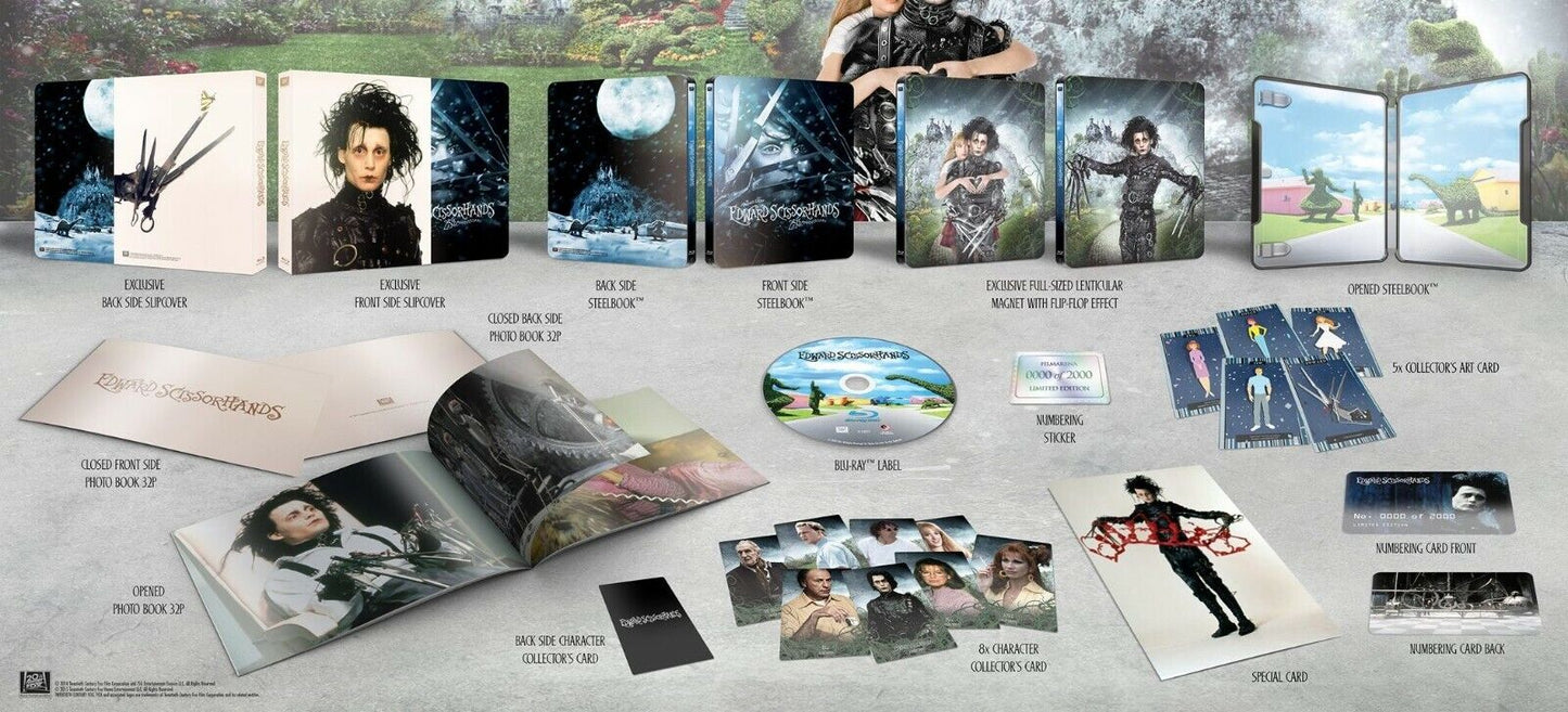 Edward Scissorhands Full Slip SteelBook (FAC #27)(Czech)