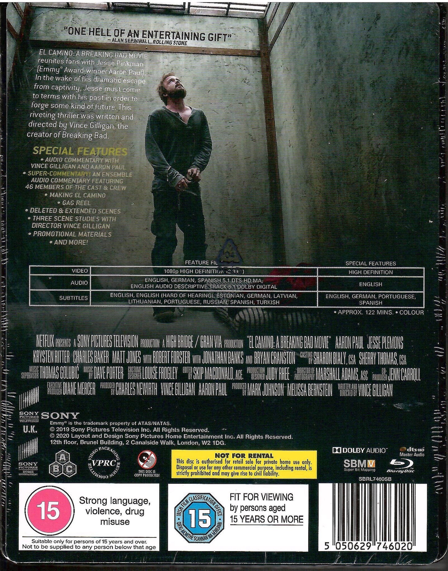 El Camino: A Breaking Bad Movie SteelBook (UK)