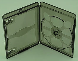 Empty 1-Disc Clear Black Vortex Eco Blu-ray Case (11mm)