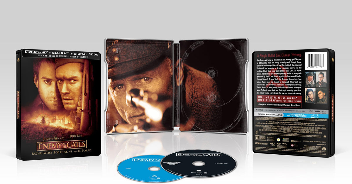 Enemy at the Gates 4K SteelBook: 25th Anniversary Edition
