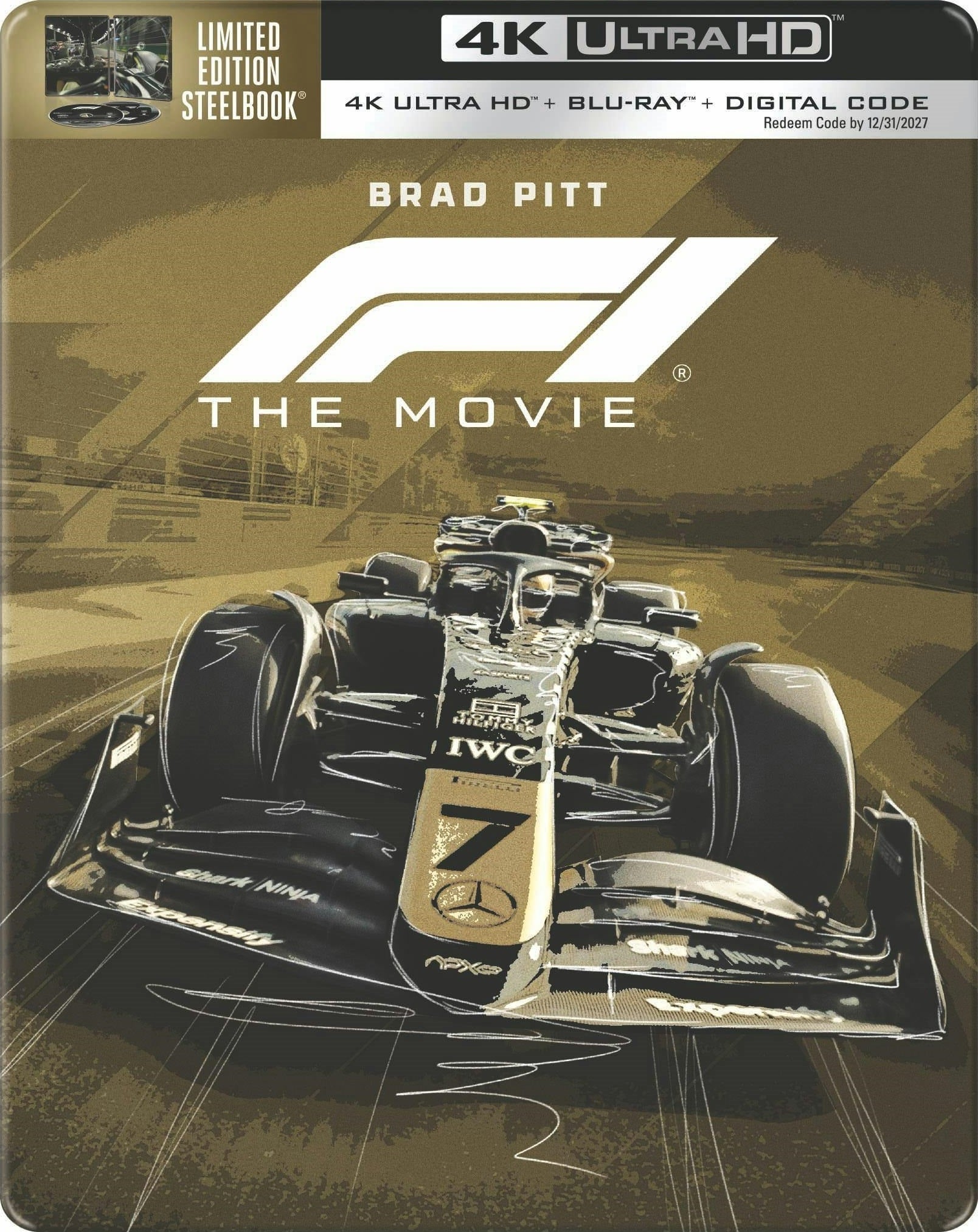 F1: The Movie 4K SteelBook (2025) – Blurays For Everyone